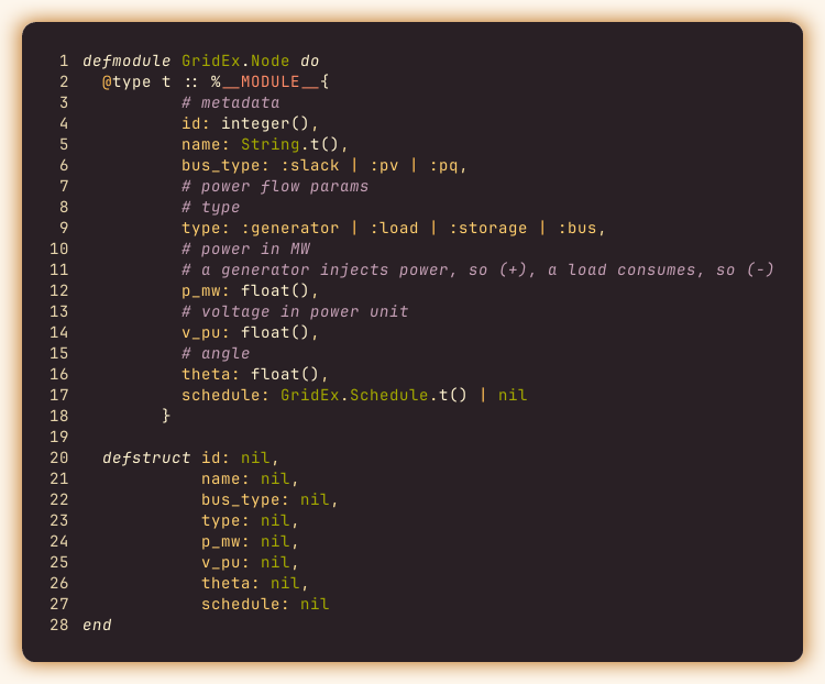 Node struct